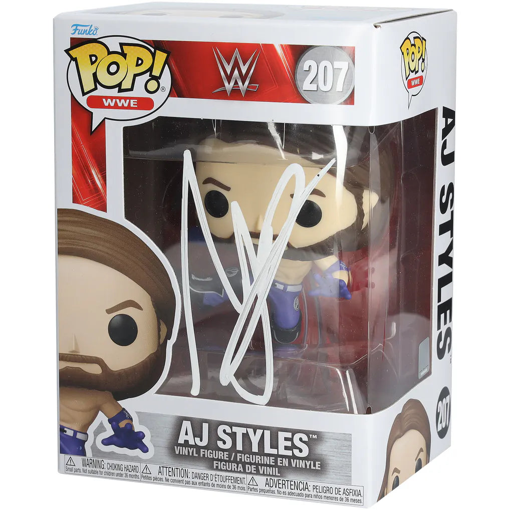 AJ Styles Autographed #207 Wrestling Collectible Figurine – Signed Superstar Memorabilia
