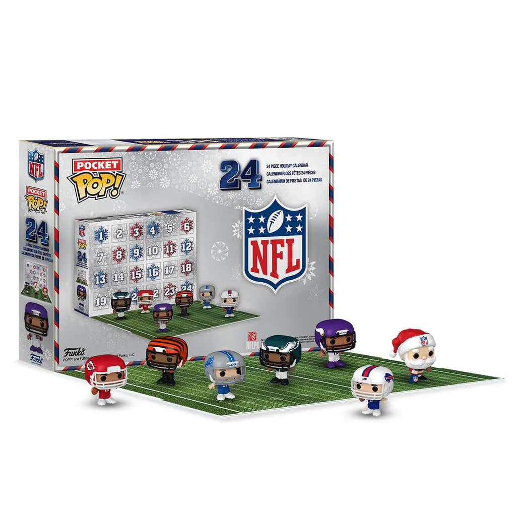 NFL 24-Day Advent Countdown Calendar – Mini Football Player Collectible Figures