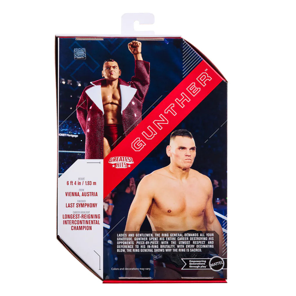 Gunther Wrestling Ultimate Edition Greatest Hits Wave 3 Action Figure – 6 Inch Collectible