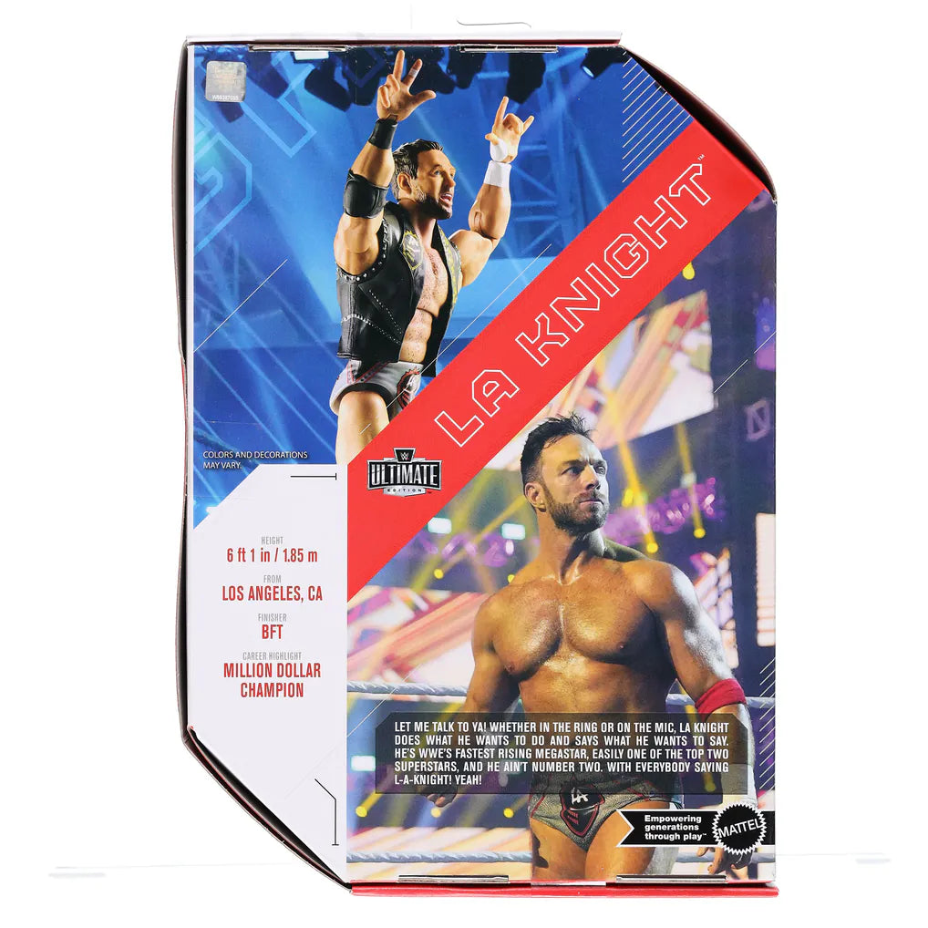 LA Knight Wrestling Ultimate Edition Wave 23 Action Figure – 6 Inch Collectible