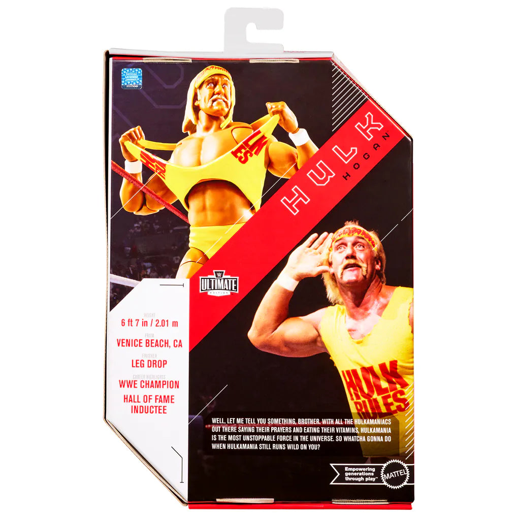 Hulk Hogan Wrestling Ultimate Edition Wave 30 Action Figure – 6 Inch Collectible