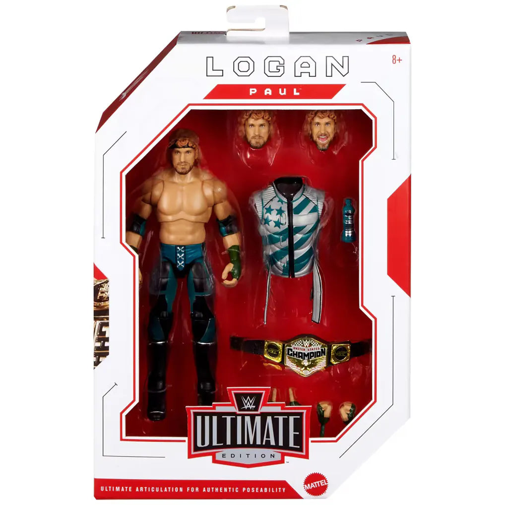 Logan Paul Wrestling Ultimate Edition Wave 27 Action Figure – 6.5 Inch Collectible