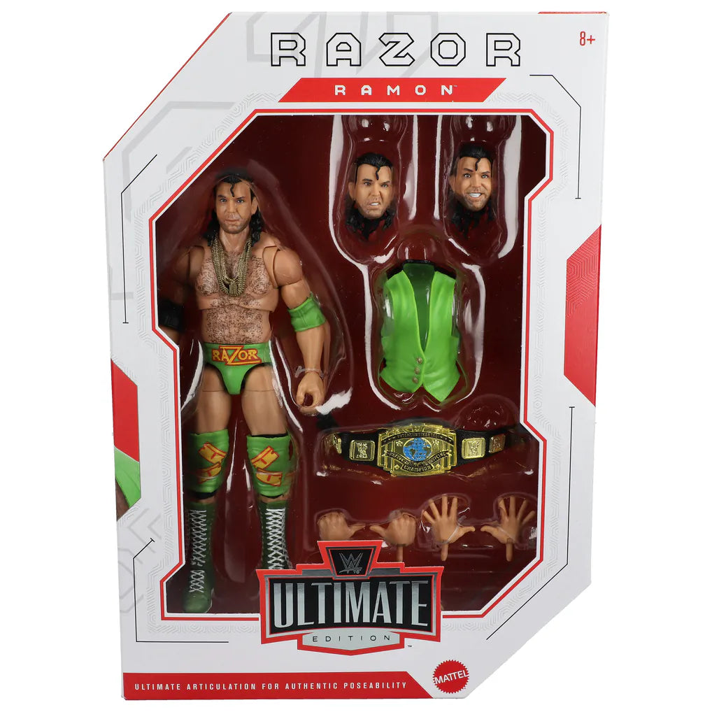 Razor Ramon Wrestling Ultimate Edition Greatest Hits Action Figure – 6 Inch Collectible