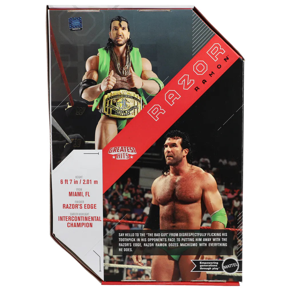 Razor Ramon Wrestling Ultimate Edition Greatest Hits Action Figure – 6 Inch Collectible