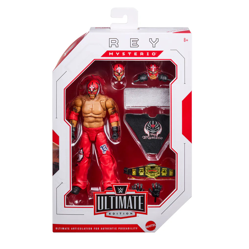 Rey Mysterio Wrestling Ultimate Edition Greatest Hits Wave 3 Action Figure – 6 Inch Collectible