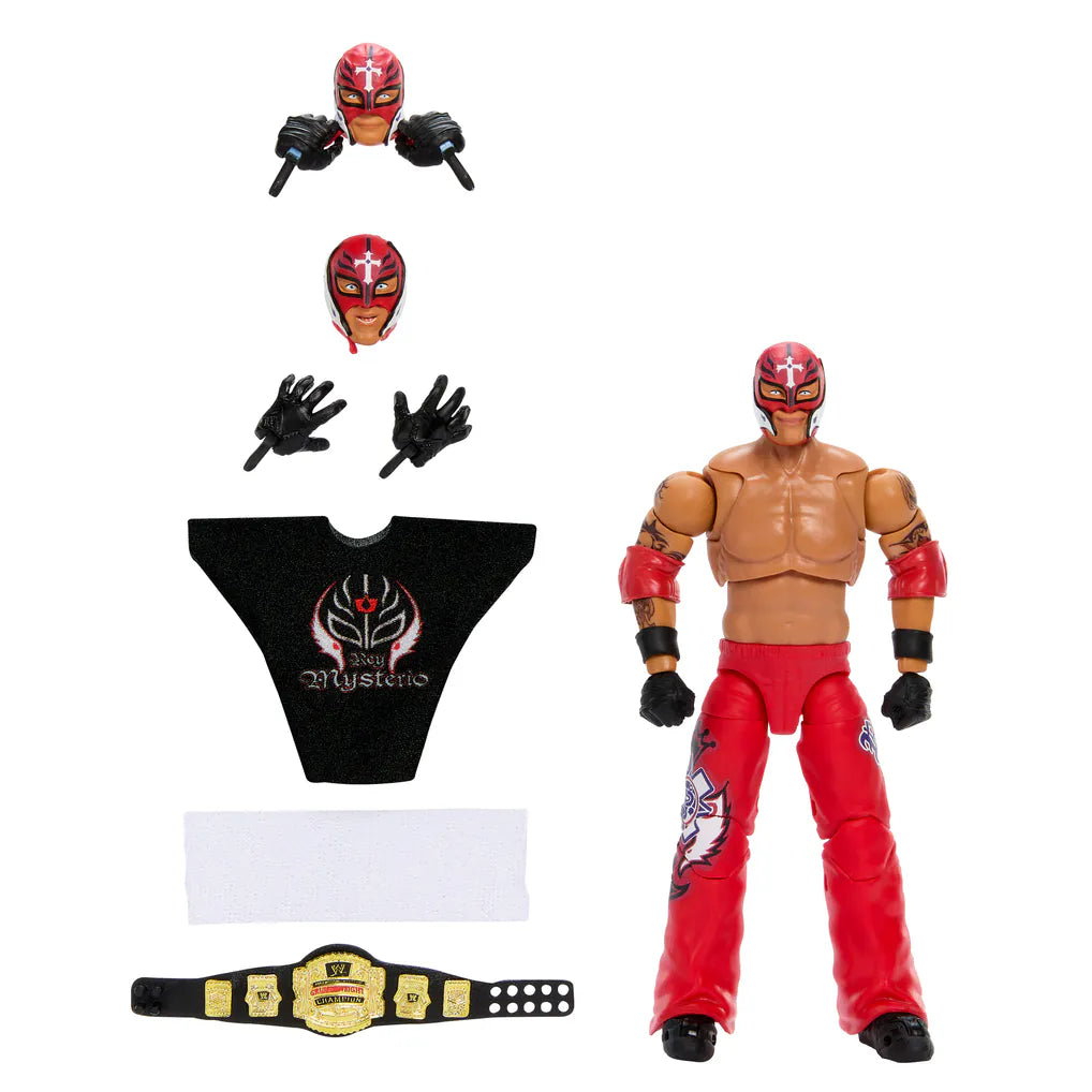Rey Mysterio Wrestling Ultimate Edition Greatest Hits Wave 3 Action Figure – 6 Inch Collectible